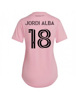 Inter Miami Jordi Alba #18 Replika Hemmakläder Dam 2023-24 Kortärmad